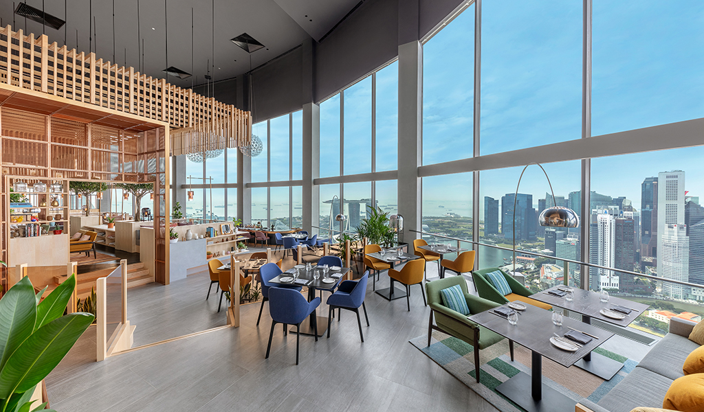 SKAI | Highest Restaurant in Singapore | With Views of Marina Bay